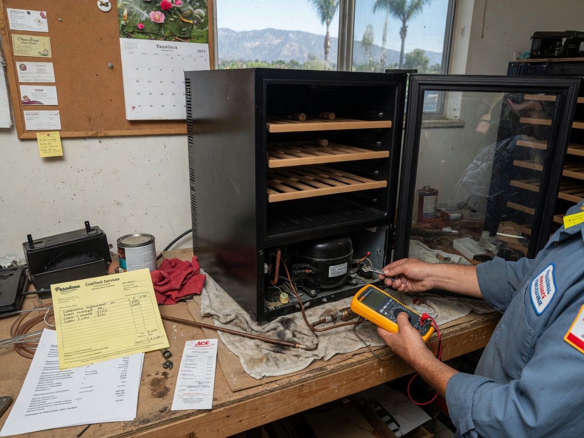 Typical Costs for Wine Fridge Compressor Repairs in Pasadena
